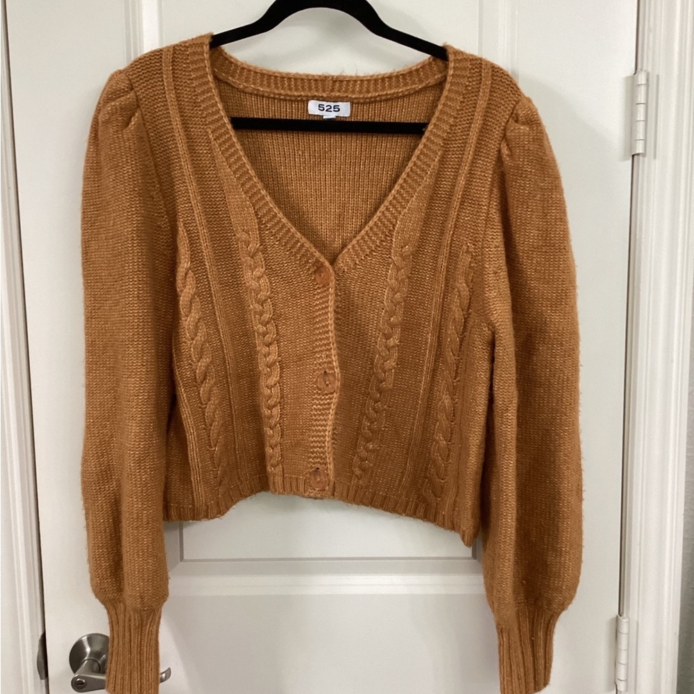 525 America Women's Camel Cardigan